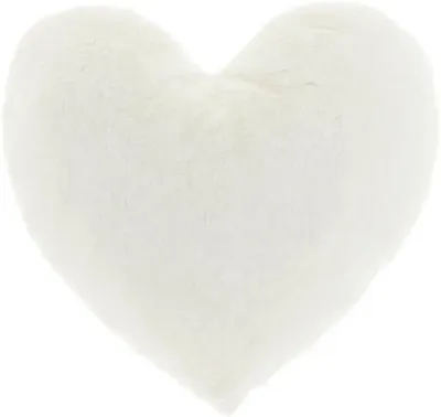 Unique Living kussen heart 45x35cm dove white