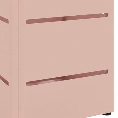 VidaXL Paraplu standaard met opslag roze 15,5 x 15,5 x 49 cm metaal VidaXL Paraplu standaard met opslag roze 15,5 x 15,5 x 49 cm metaal