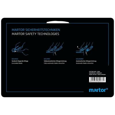 MARTOR Snijmat Kunststof (l x b x h) 210 x 148 x 3 mm Zwart 1 stuk(s)