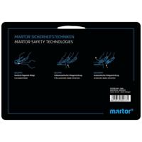 MARTOR Snijmat Kunststof (l x b x h) 210 x 148 x 3 mm Zwart 1 stuk(s) - thumbnail