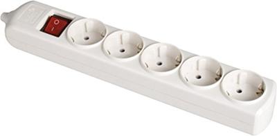 Stopcontactenstrip 5 Tomas met Interruptor Solera 8005il
