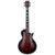 ESP E-II Eclipse See Thru Black Cherry Sunburst elektrische gitaar met koffer