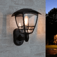 Solar wandlamp prickle met warm wit licht set van 2 - thumbnail