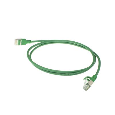 ACT DC7710 LSZH U/FTP CAT6A Datacenter Slimline Patchkabel Snagless | RJ45 Connectoren | Groen | 10 meter