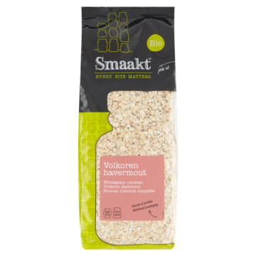 Smaakt Bio Volkoren Havermout 500 g bij Jumbo