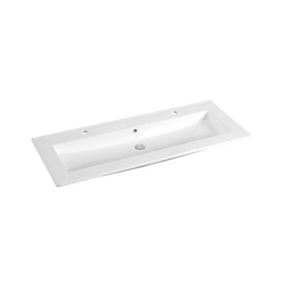 Wastafel Sanilux Classic 120x47x2,5 cm Keramiek Wit Enkel Sanilux Wastafel Sanilux Classic 120x47x2,5 cm Keramiek Wit Enkel Sanilux