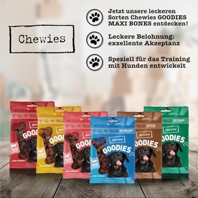 Chewies Hondensnacks training maxi pens enkeltjes - 200 g - hondensnacks suikervrij en met een hoog vleesgehalte - ideaal als trainingsstraktatie voor je hond