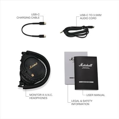Marshall Monitor III ANC Over-ear hoofdtelefoon Zwart Marshall Monitor III ANC Over-ear hoofdtelefoon Zwart