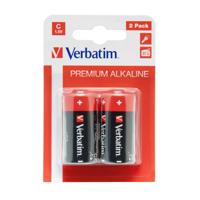 Verbatim C-alkalinebatterij - 1.5V / C-LR14, 2 stuks - thumbnail