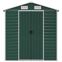 Tuinschuur 191x300x198 cm gegalvaniseerd staal groen - thumbnail