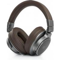 Muse M-278 BT Bluetooth hoofdtelefoon, over-ear, draadloos afspelen tot 12 uur, opvouwbaar, geïntegreerde headset, grijs/bruin - thumbnail
