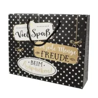 Geschenktas Viel Spaß 35 x 8,5 x 27,5 cm | 20 stuks - thumbnail