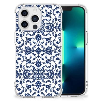 Apple iPhone 13 Pro Case Flower Blue Apple iPhone 13 Pro Case Flower Blue