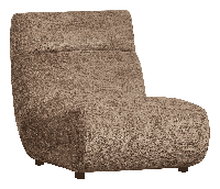WOOOD Fauteuil 'Observe' Chenille, kleur Clay - thumbnail