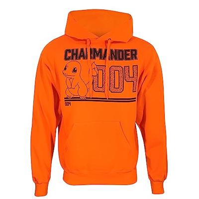 Unisex Hoodie Pokémon Charmander Line Art Oranje - Maat: XXL