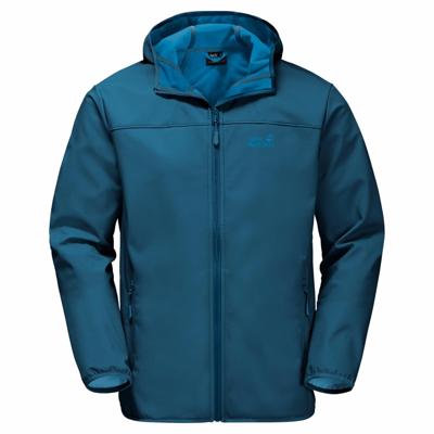 Jack Wolfskin Northern Point Softshell Jas Heren Blauw Jack Wolfskin Northern Point Softshell Jas Heren Blauw