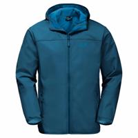 Jack Wolfskin Northern Point Softshell Jas Heren Blauw - thumbnail