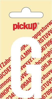 Plakletter Nobel Sticker witte letter G Pickup - Pickup