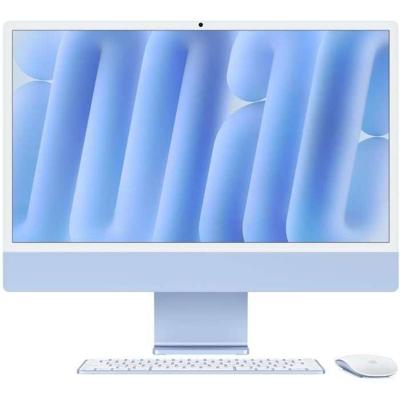 Apple iMac 24 retina scherm 4.5K 512GB SSD 24GB RAM M4 chip 10-core CPU 10-core GPU Blauw (2024)
