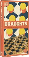 Professor Puzzle damspel Draughts 29 x 29 cm hout bruin - thumbnail