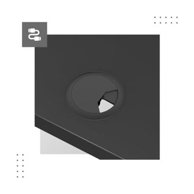 Elektrisch bureau MA-Leader 7.6 Zwart