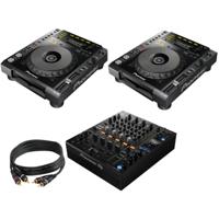 Pioneer DJM-750MK2 + 2 x Pioneer CDJ-850-K + 2 x RCA - thumbnail