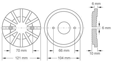 KS Tools 160.0504 Rubberen kussen