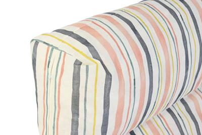 Kussen DKD Home Decor Voor op de grond Multicolour Aluminium Strepen 120 x 80 x 16 cm Kussen DKD Home Decor Voor op de grond Multicolour Aluminium Strepen 120 x 80 x 16 cm