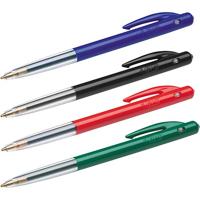 Bic balpen M10 Clic, 0,4 mm, medium punt, bleu, blister 10 stuks + 4 gratis - thumbnail
