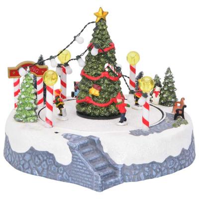Kerstdorp Multikleur 22 x 21.5 x 17 cm Kunststof