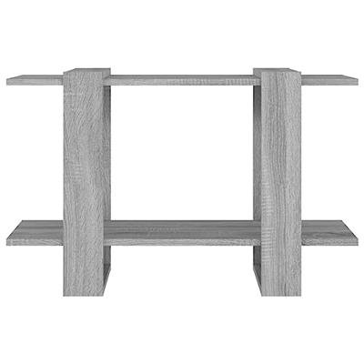 Boekenkast/kamerscherm 80x30x51 cm grijs sonoma eikenkleurig