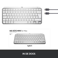 Logitech MX Keys Mini Mac toetsenbord Draadloos Wit Azerty Frans - thumbnail