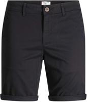 JACK & JONES JEANS INTELLIGENCE regular fit chino short Bowie zwart - thumbnail