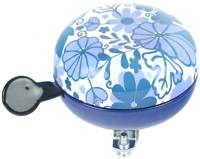 Widek bel ding dong delfts blauw bloem op kaart - thumbnail