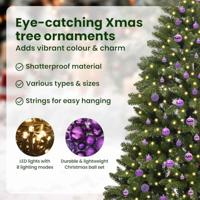 VidaXL Kunstkerstboom met 300 led groen 240 cm pvc en metaal - thumbnail