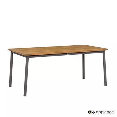 Apple Bee | Tuintafel Bijou 240 x 100 x 76 cm | Teak-Taupe