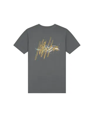 Malelions Splash T-Shirt Kids Donkergrijs/Oranje - Maat 152 - Kleur: Donkergrijs | Soccerfanshop Malelions Splash T-Shirt Kids Donkergrijs/Oranje - Maat 152 - Kleur: Donkergrijs | Soccerfanshop