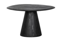 WOOOD Organische Salontafel 'Posture' Mangohout, 70 x 59cm, kleur Zwart - thumbnail