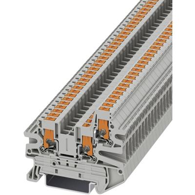 Phoenix Contact 1078966 Doorgangsklem 5.2 mm Push-In-klem Grijs 50 stuk(s) Piece