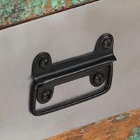 Salontafel met 3 lades 100x50x35 cm massief gerecycled hout - thumbnail