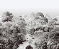 Dutch Wallcoverings Designology - Mural Malvern Charcoal - Zwart-Wit - thumbnail