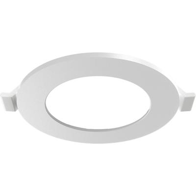 LED Downlight Inbouwspot - Brinton Thin - 3W 220lm 120° Bundelhoek - Helder/Koud Wit 6500K - IP40 - Rond - Wit - Ø85mm Buitenmaat - Ø70mm Zaagmaat