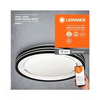 LEDVANCE DECORATIVE CEILING WITH WIFI TECHNOLOGY 4058075573550 LED-plafondlamp voor badkamer 30 W Warmwit Zwart - thumbnail