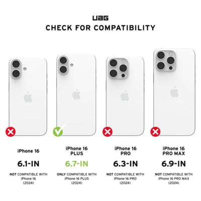 UAG Metropolis LT MagSafe Case Cover Apple iPhone 16 Plus Zwart Stootbestendig UAG Metropolis LT MagSafe Case Cover Apple iPhone 16 Plus Zwart Stootbestendig