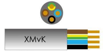 Enzo kabel xmvk 4x1,50 qmm rol 100m - 1253922