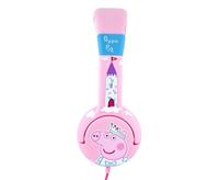 OTL Technologies Junior Peppa Pig Princess Peppa Pig Peppa (gevoerde beugel, volumebegrenzing tot 85 dB, kleurrijk Peppa Pig design, voor jongens en meisjes) roze/wit - thumbnail