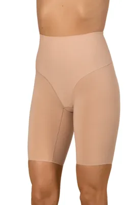 Hoge corrigerende boxershort met lange pijpjes - Shapewear boxershort katoen