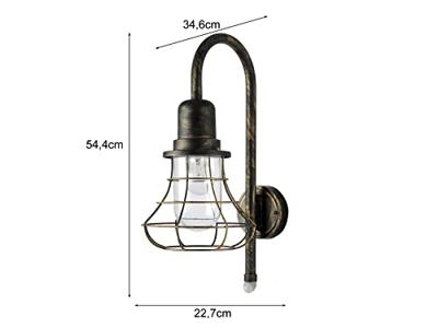 ECO-Light BIRD 1901-PIR BG Buitenlamp met bewegingsmelder (wand) E27 Goudbruin ECO-Light BIRD 1901-PIR BG Buitenlamp met bewegingsmelder (wand) E27 Goudbruin