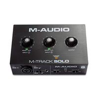 M-AUDIO M-Track Solo USB Audio-interface Crystal voorversterker 16 bit 48 kHz Zwart - thumbnail