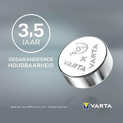 Varta Knoopcel 371 1.55 V 1 stuk(s) 30 mAh Zilveroxide SILVER Coin V371/SR69 Bli 1 Varta Knoopcel 371 1.55 V 1 stuk(s) 30 mAh Zilveroxide SILVER Coin V371/SR69 Bli 1